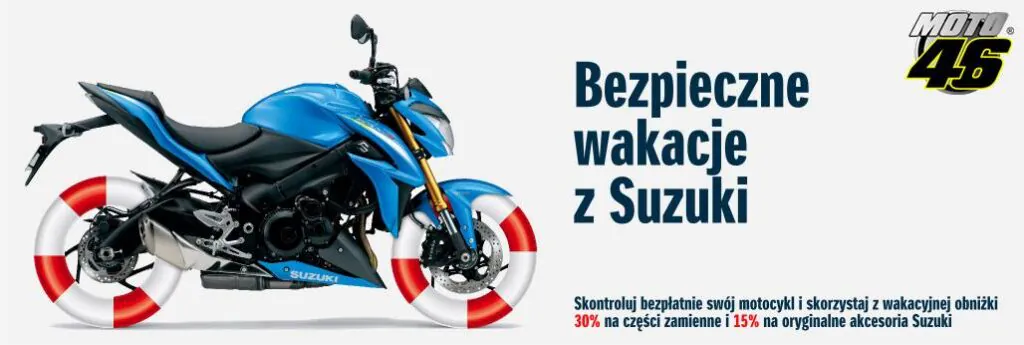 Darmowy przegląd oraz rabat na części – Suzuki