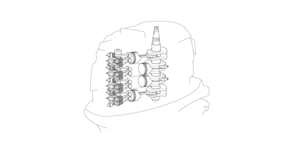 16-zaworowy, rzędowy, 4-cylindrowy, SOHC