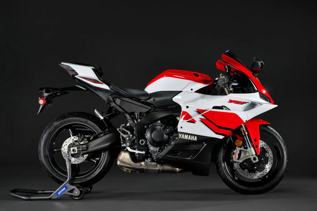 Najlżejsza aluminiowa rama Deltabox spośród modeli Yamaha Supersport