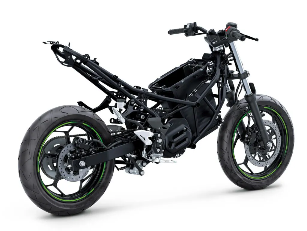 Solidna konstrukcja: Podwozie motocykla zaprojektowane przez Kawasaki