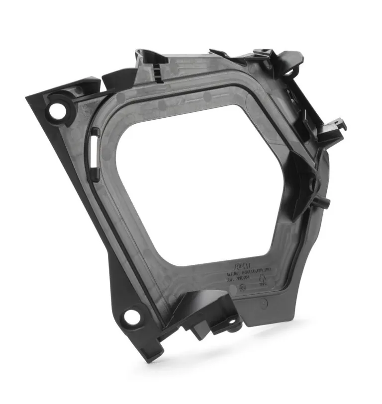 Air filter box front part — black