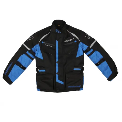 Dziecięca Kurtka Modeka Tourex II Kids Czarno/Niebieska