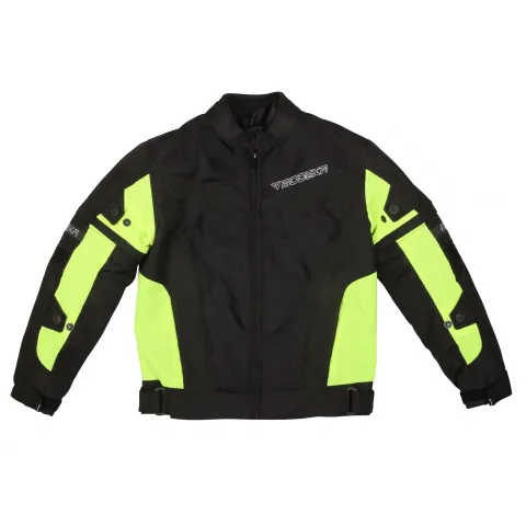 Dziecięca Kurtka Modeka X-Vent Kids Czarno/Neonowa