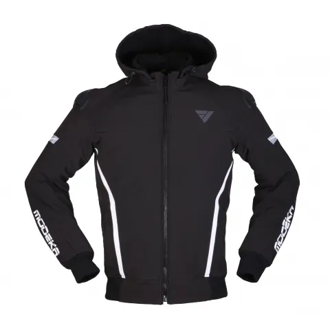 Bluza motocyklowa MODEKA CLARKE SPORT CZARNO-BIAŁA