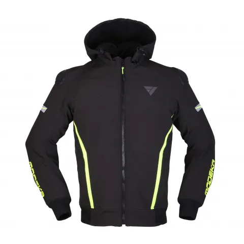 Bluza motocyklowa MODEKA CLARKE SPORT CZARNO-NEONOWA