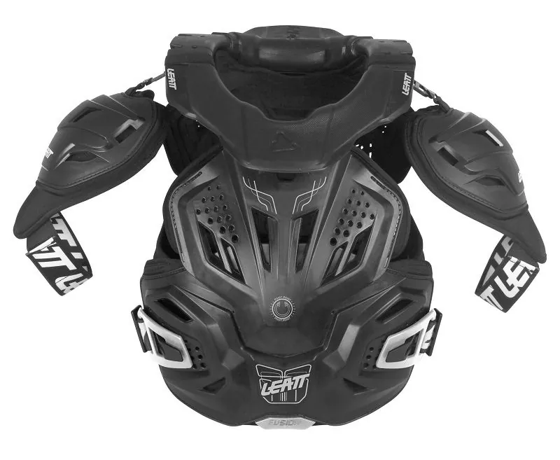Osłona klatki piersiowej z neckbracem LEATT FUSION VEST 3.0 Black CZARNA