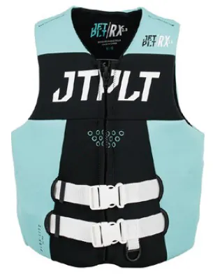 JetPilot RX F/E NEOISO Vest 50N czarny/turkusowy - kamizelka damska