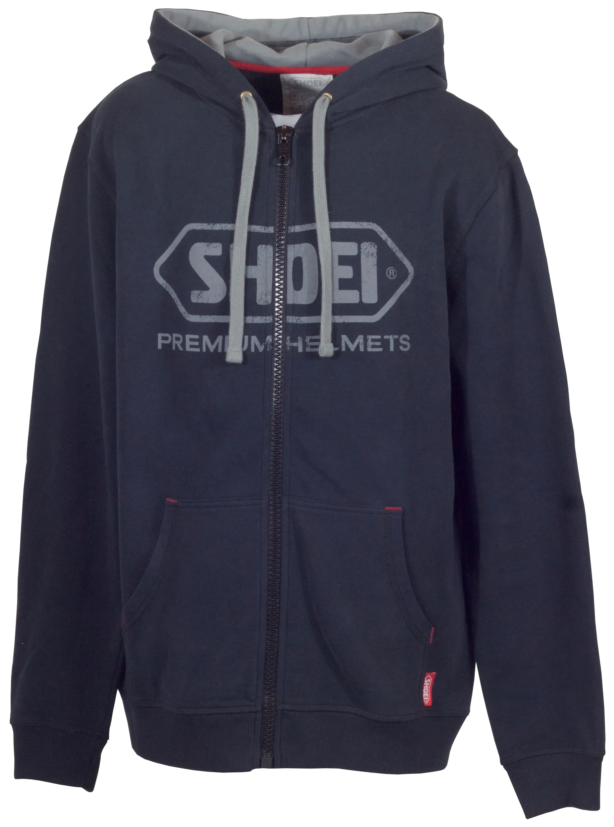SHOEI Zip Hoody black Bluza z kapturem czarna