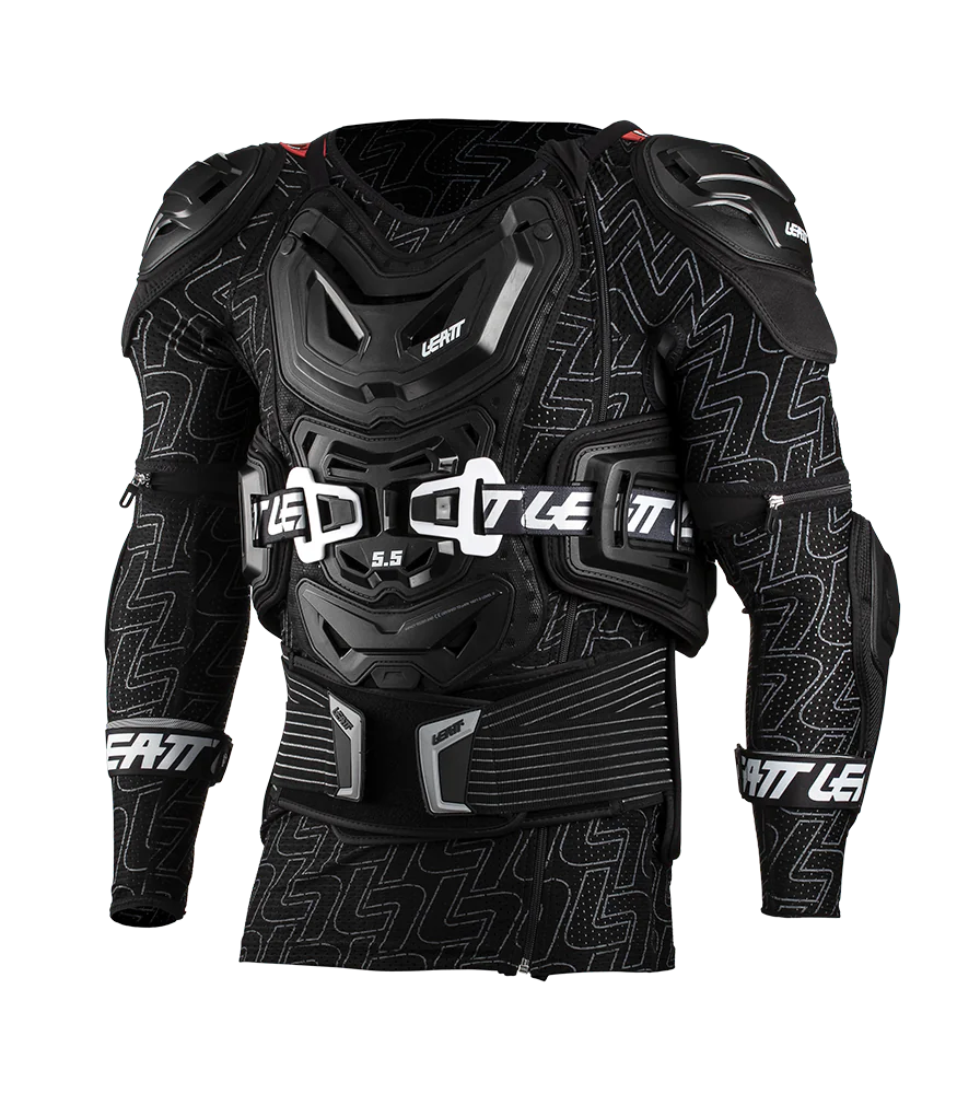 Zbroja siatkowa LEATT Protector 5.5 Black Czarna