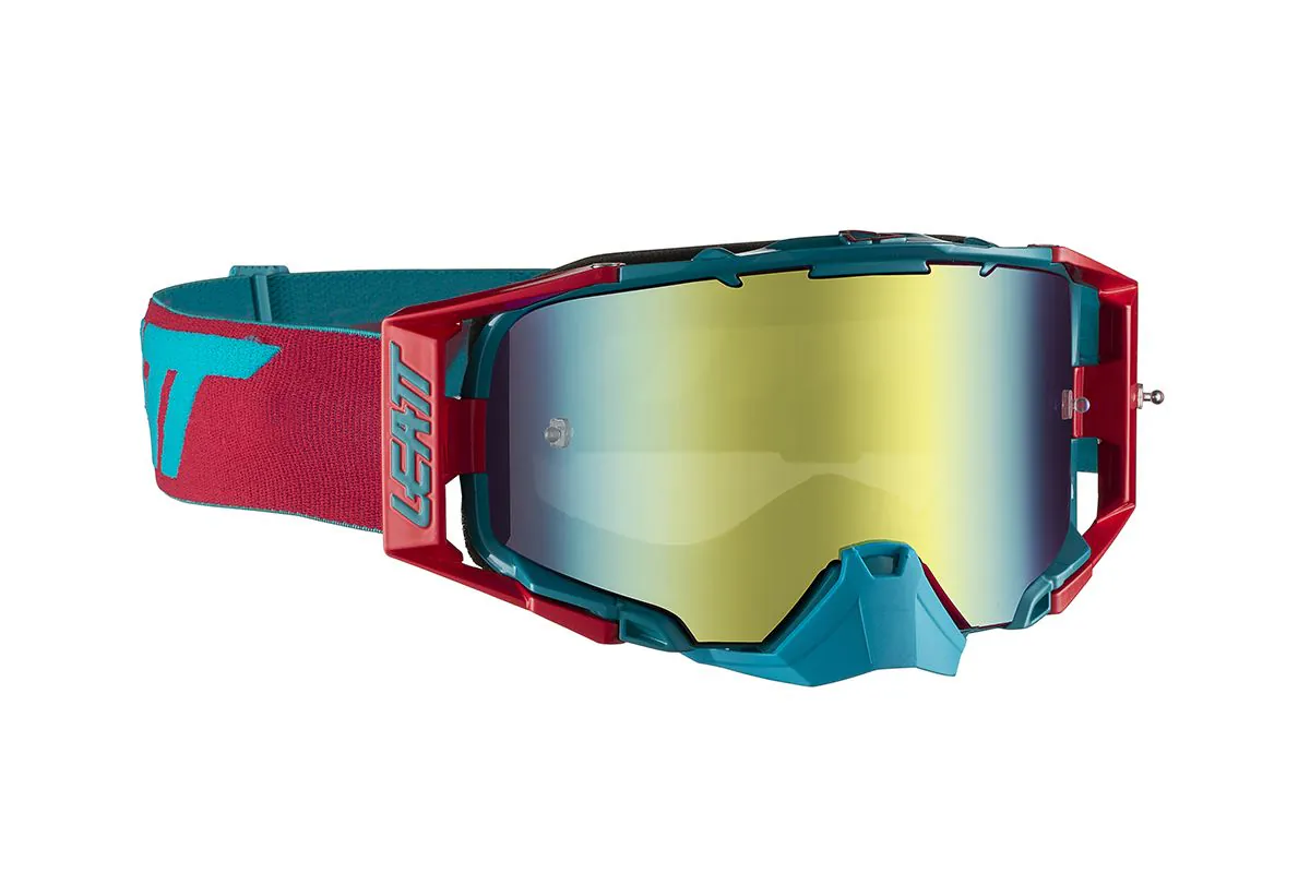 Gogle LEATT VELOCITY IRIZ 6.5 Red/Teal Bronz 22% Czerwono/Niebieskie