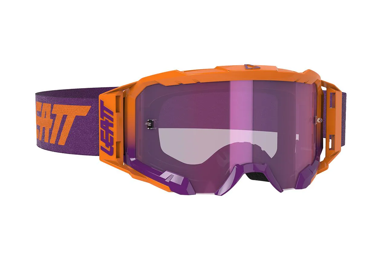 Gogle LEATT VELOCITY 5.5 Iriz Neon Orange Purple 78% Fioletowo/Pomarańczowe