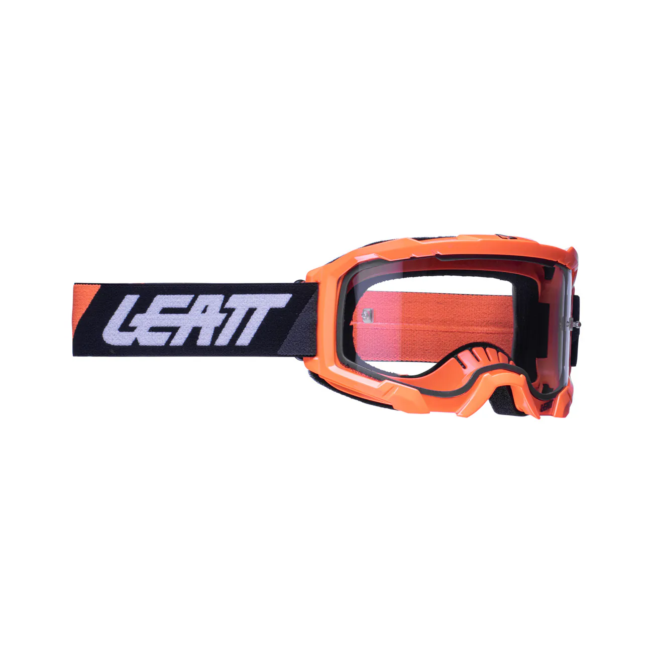 LEATT GOGLE VELOCITY 4.5 GOGGLE POMARAŃCZOWY FLUO/CZARNY SZYBKA PRZEŹROCZYSTA