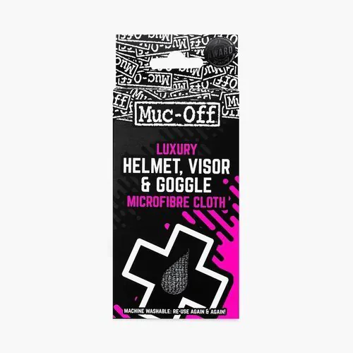 MUC-OFF Helmet & Visor Microfibre Cloth Mikrofibra do czyszczenia wizjerów i gogli