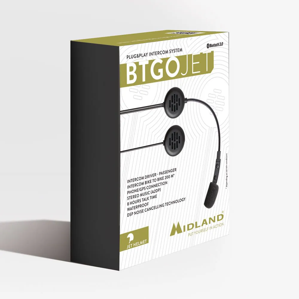 System łączności Interkom Midland BT Go Jet