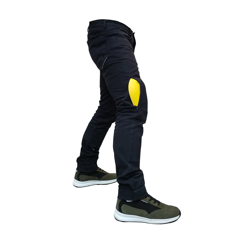 City Nomad jeansy motocyklowe Fortis Ciemno-niebieskie - S, Ciemno-niebieskie