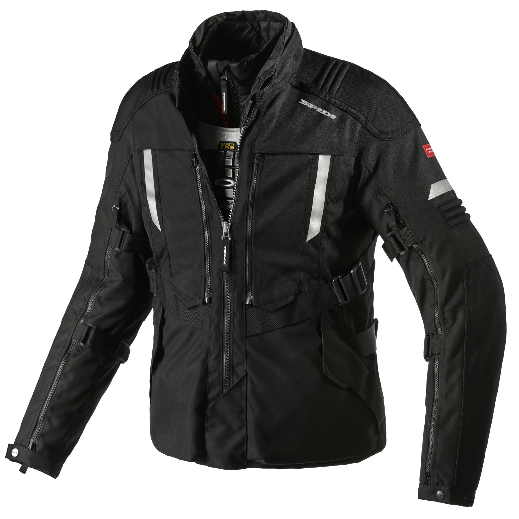 Męska kurtka tekstylna SPIDI D191 026 MODULAR Czarna