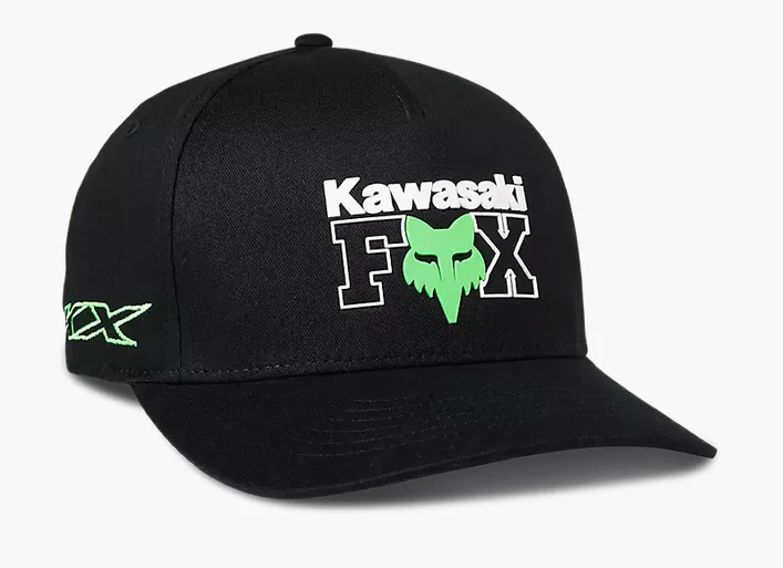 CZAPKA Z DASZKIEM FOX X KAWI FLEXFIT HAT czarna