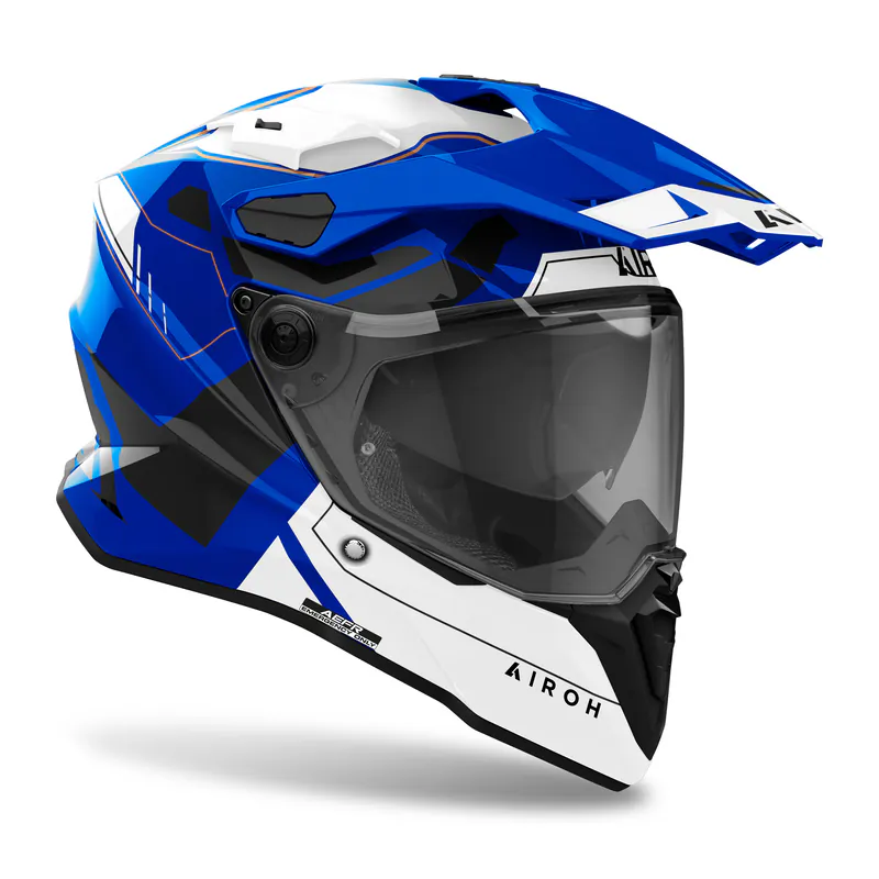 Kask AIROH COMMANDER 2 Reveal Blue Gloss