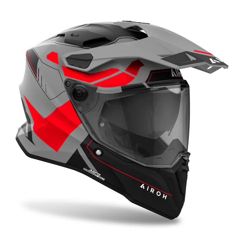 Kask AIROH COMMANDER 2 Reveal Red Fluo Matt