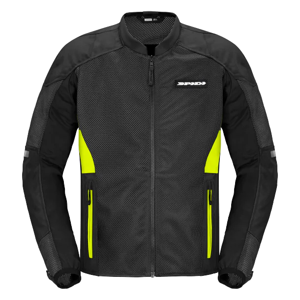Męska kurtka siatkowa SPIDI T306 486 Super Net Czarno/Fluo