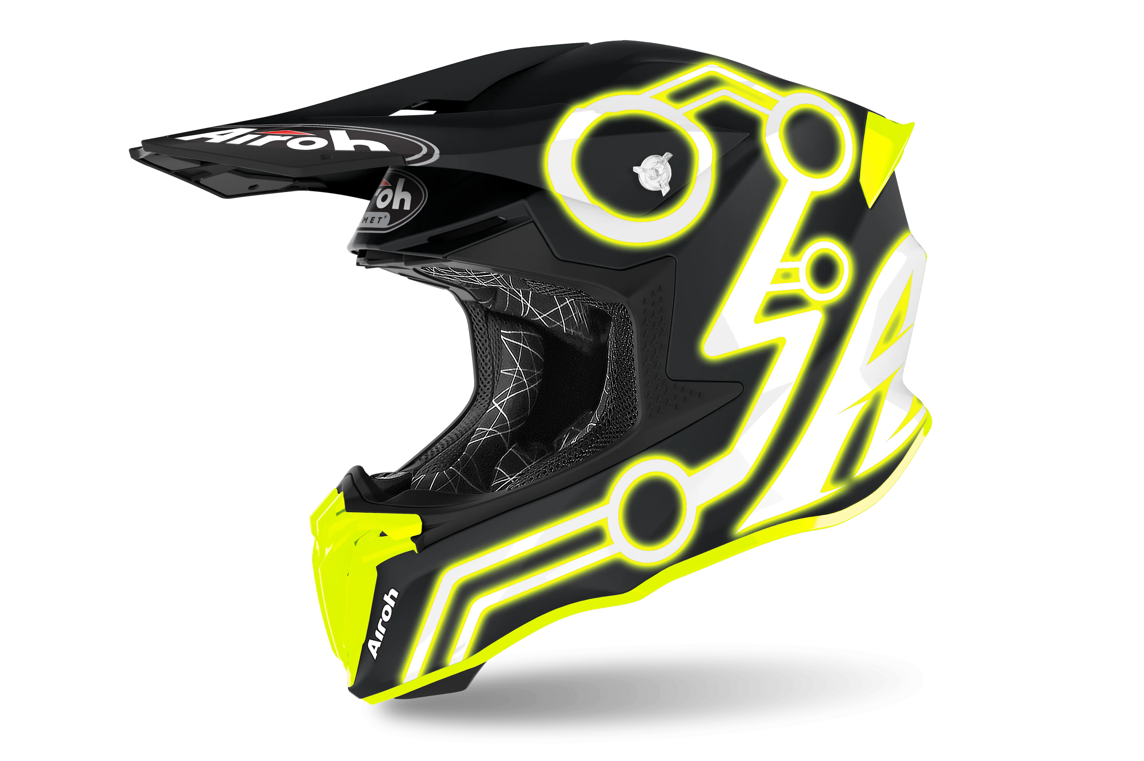 Kask AIROH TWIST 2.0 Neon Yellow