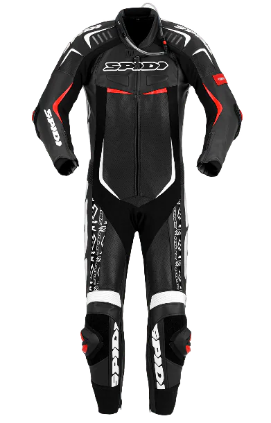 Męski kombinezon jednoczęściowy SPIDI Y134 011 Track Wind Replica Evo Czarno/Biały