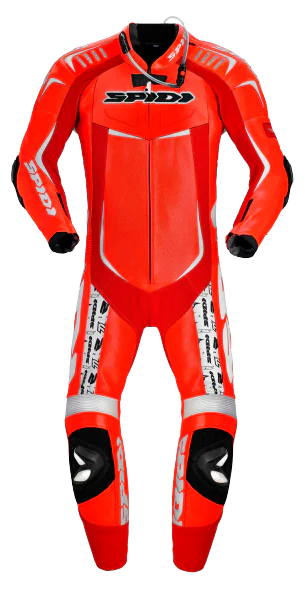 Męski kombinezon jednoczęściowy SPIDI Y134 348 Track Wind Replica Evo Czerwony