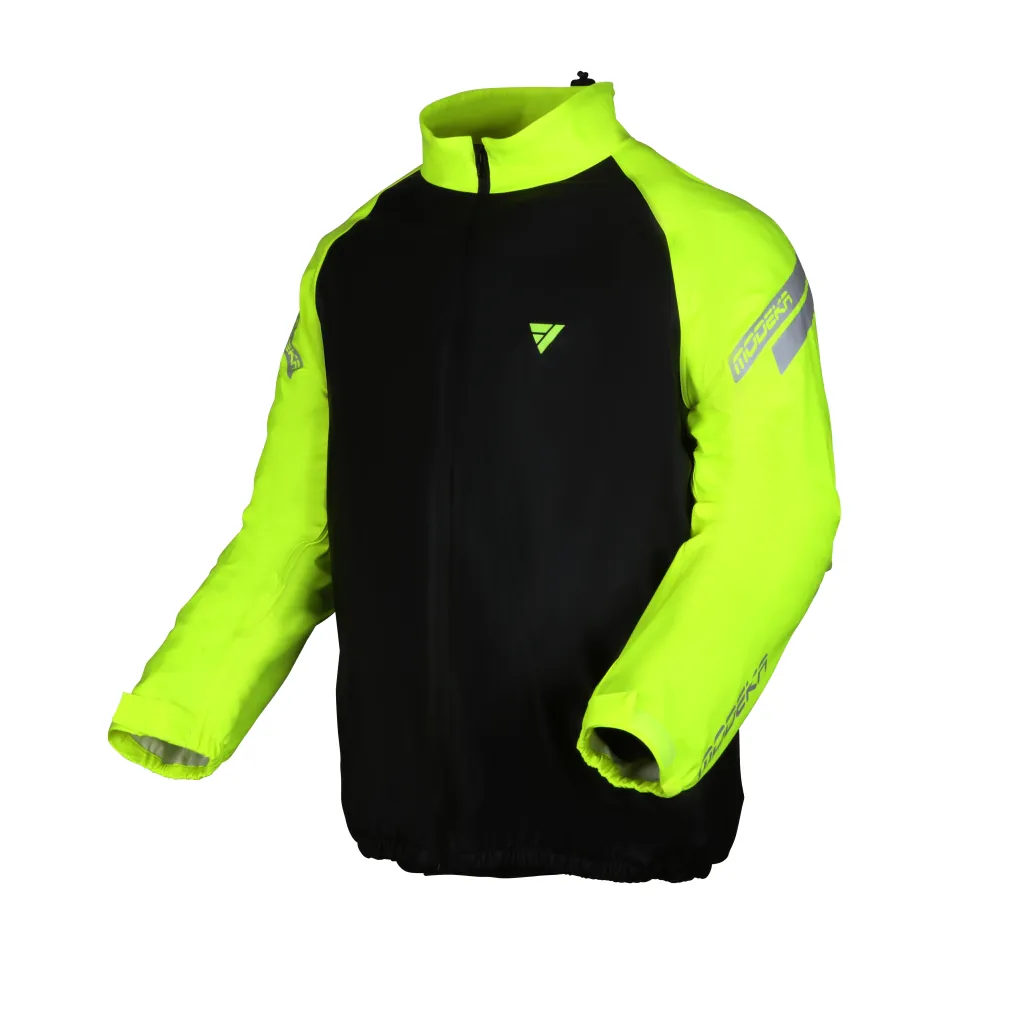 Kurtka Przeciwdeszczowa Modeka FLEX DRY czarno/neonowa