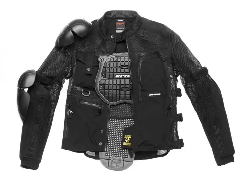 Męska kurtka Spidi T187 MULTITECH ARMOR EVO Czarna