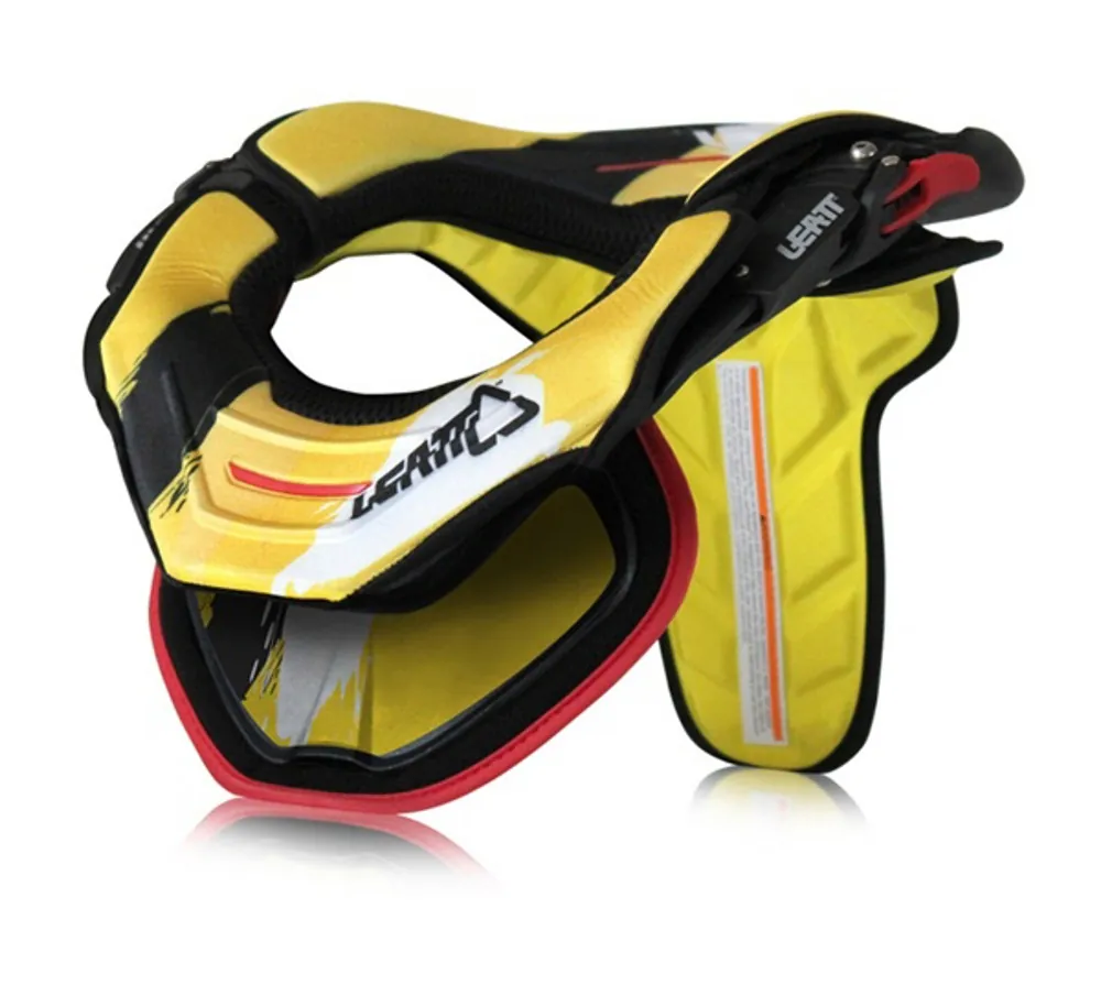 LEATT BRACE ZESTAW PODUSZEK Z NAKLEJKAMI GPX ADV. 1.2.3/CLUB 1.2. ŻÓŁTY