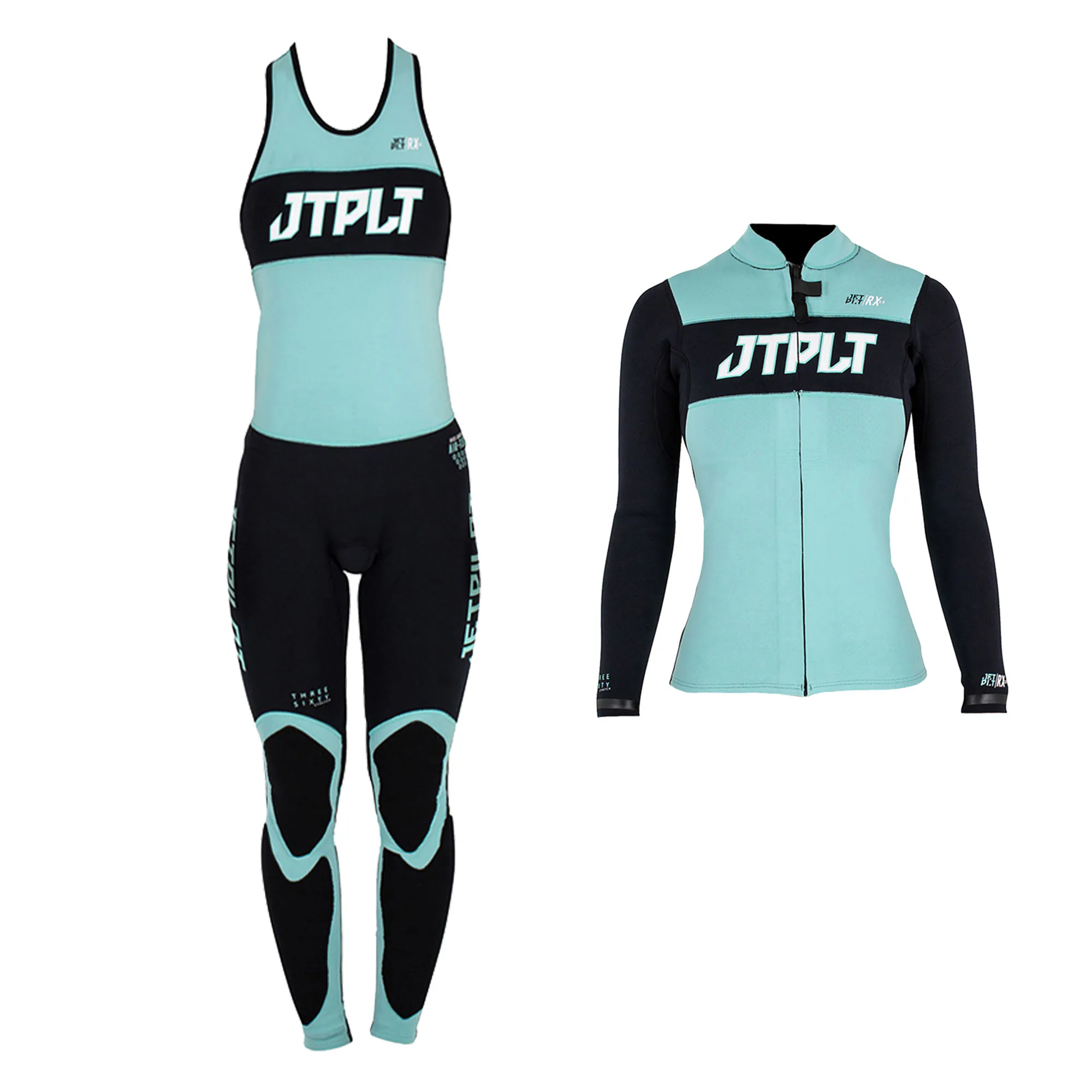 Pianka damska JETPILOT RX JOHN AND JACKET czarny/turkus