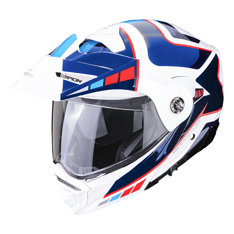 Kask SCORPION ADX-2 CAMINO Pearl White-Blue-Red