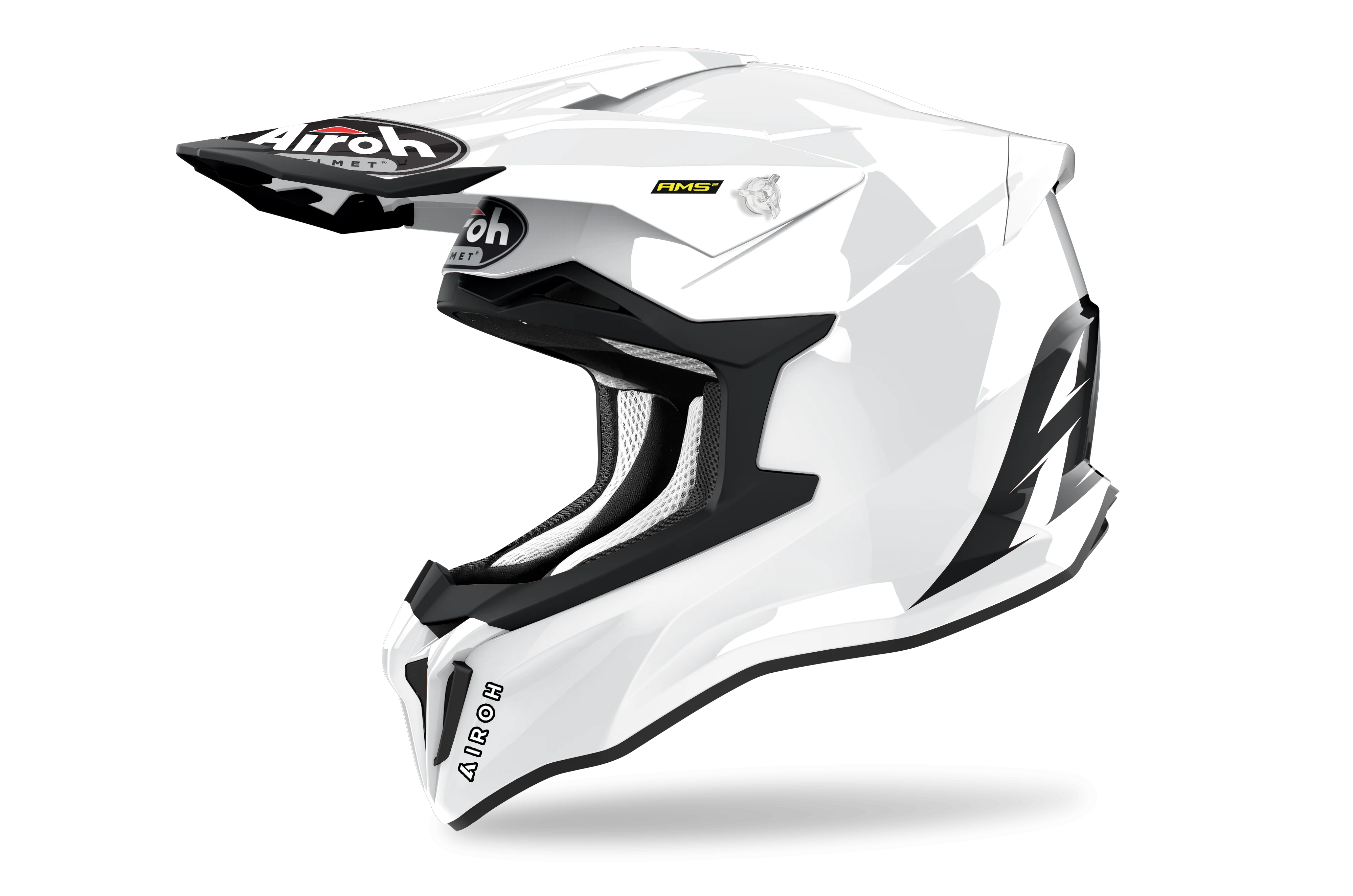 Kask AIROH STRYCKER Biały Połysk - XS, Biały Połysk