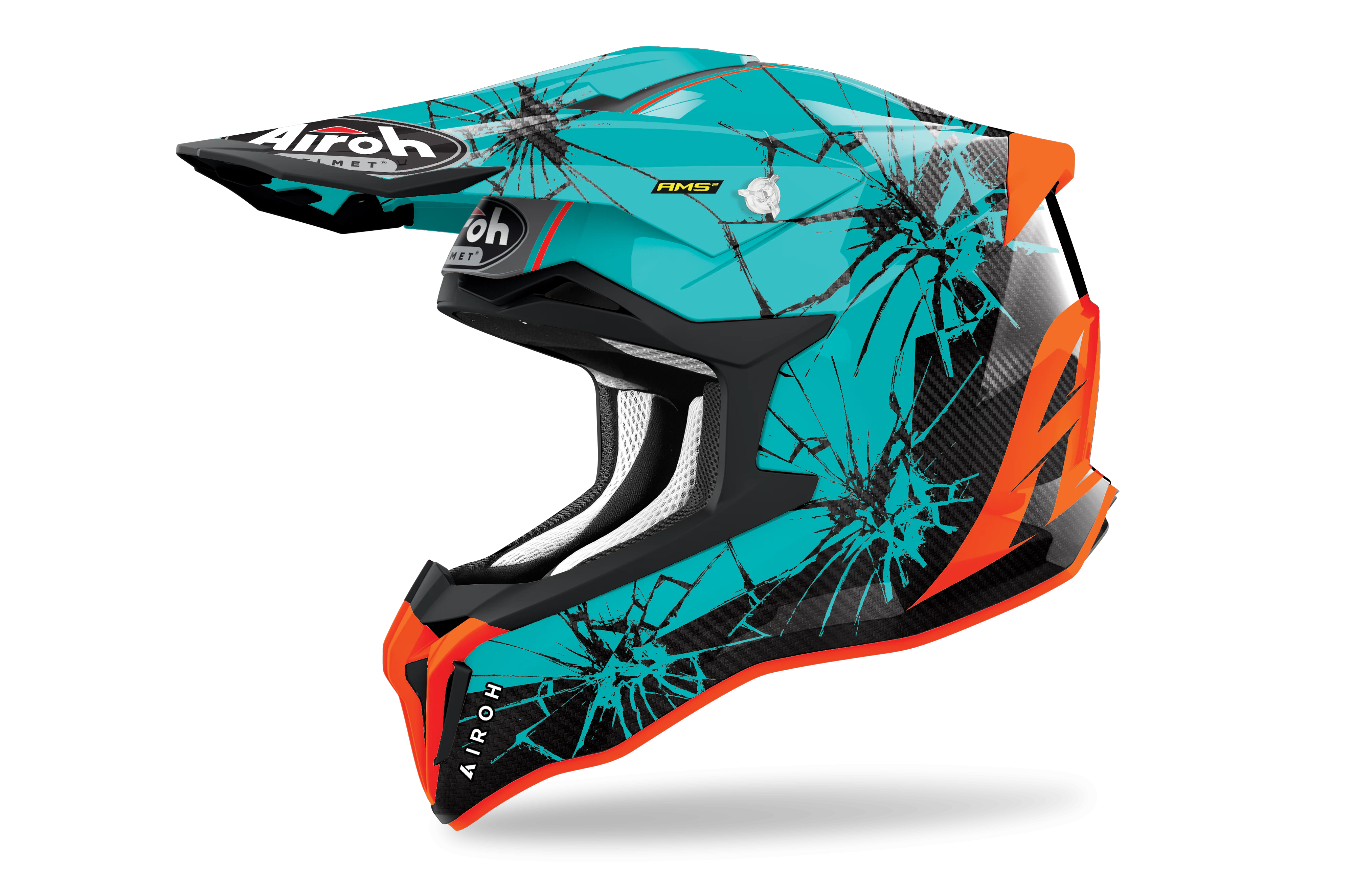 Kask AIROH STRYCKER Crack Gloss