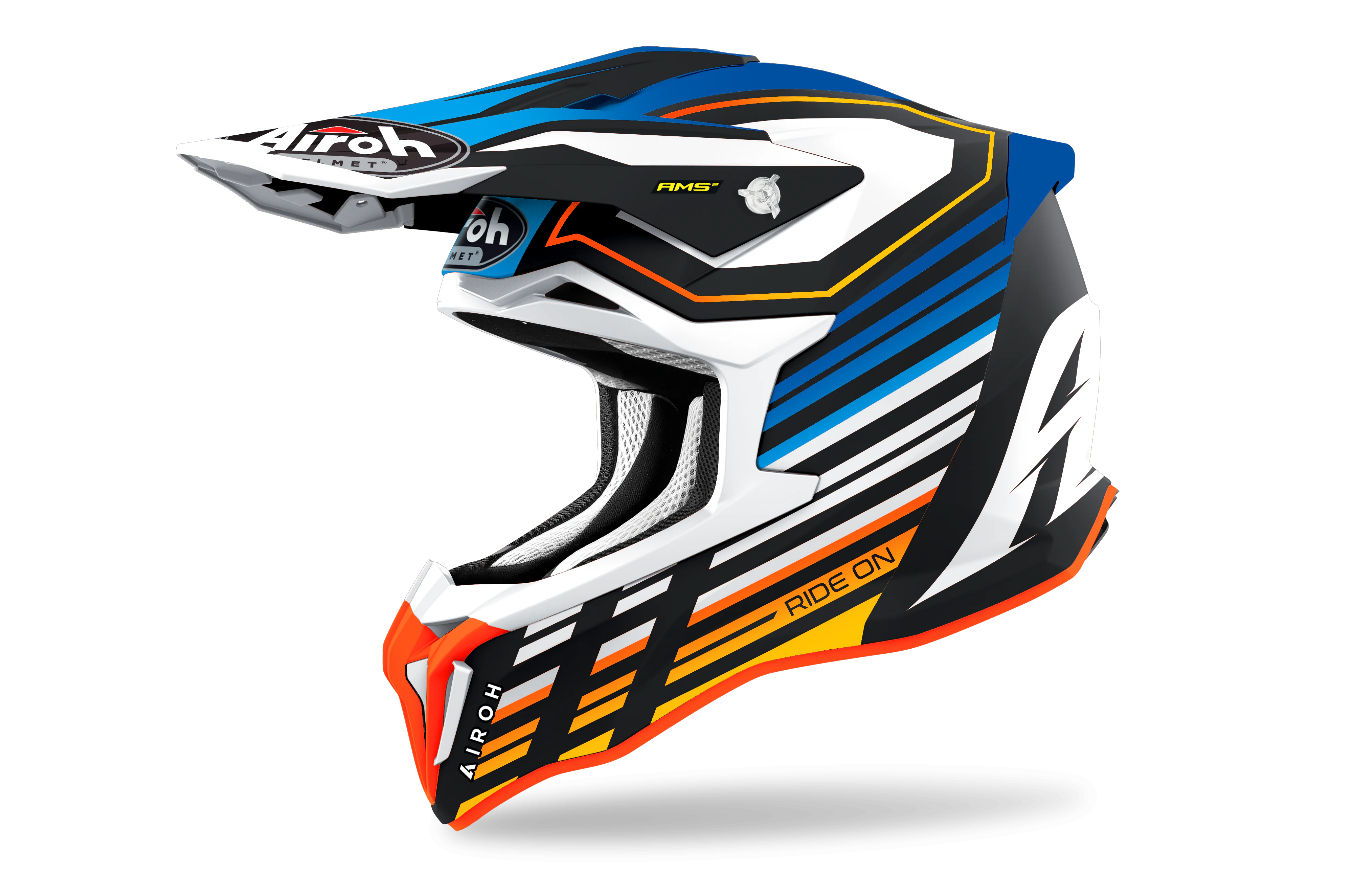 Kask AIROH STRYCKER Shaded Blue Matt - S, Blue Matt