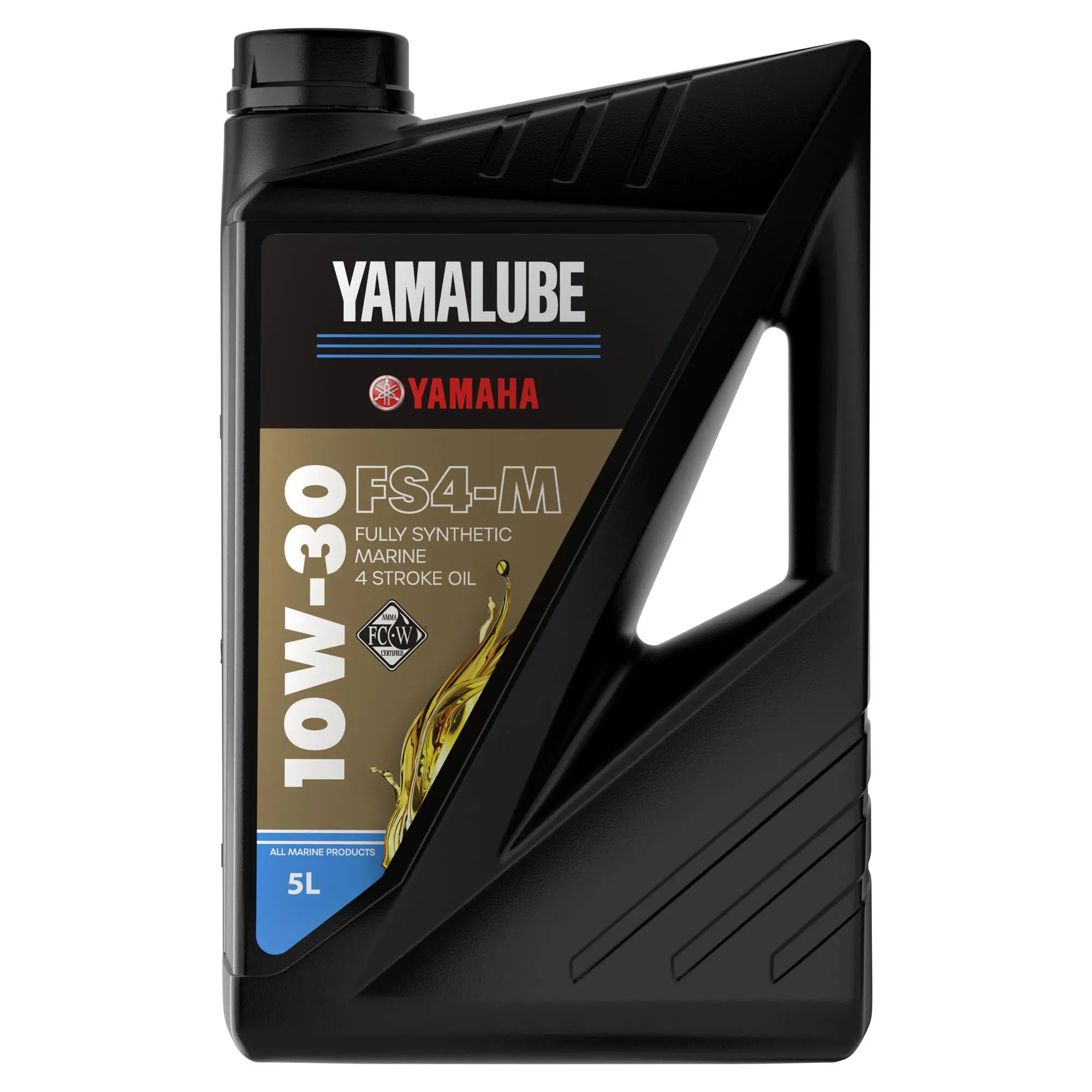Olej Yamalube 10W30 Pełen syntetyk FC-W - 5L (marine 4T)